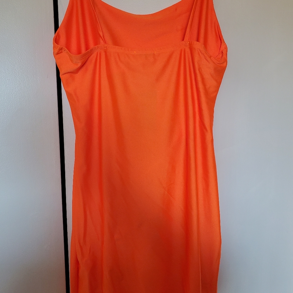Orange Mini Dress